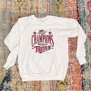 Minnesota Twins 1987 World Series Champions MLB Baseball Vintage Sweatshirt